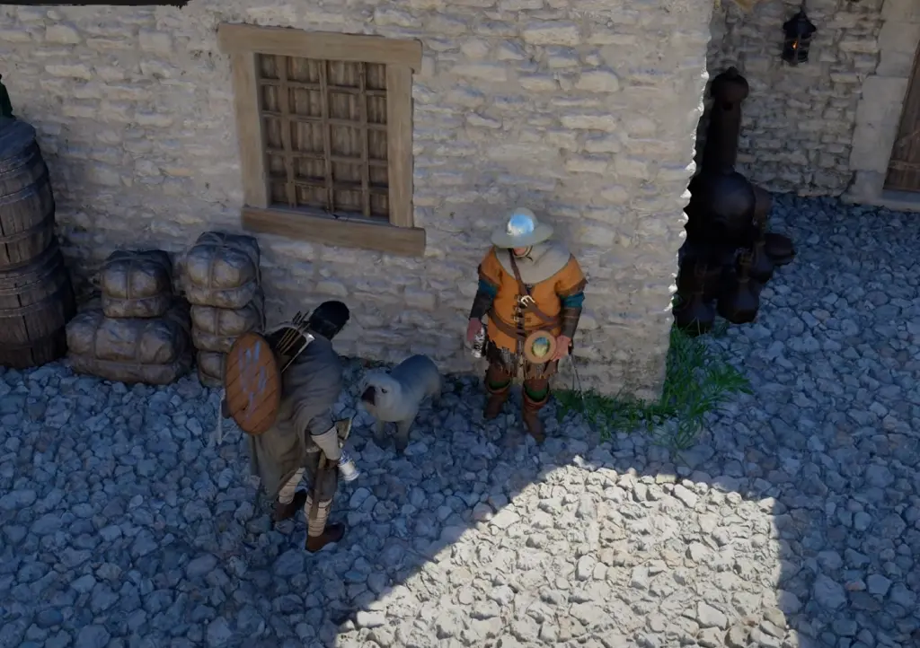 A bulldog in Crimson Desert