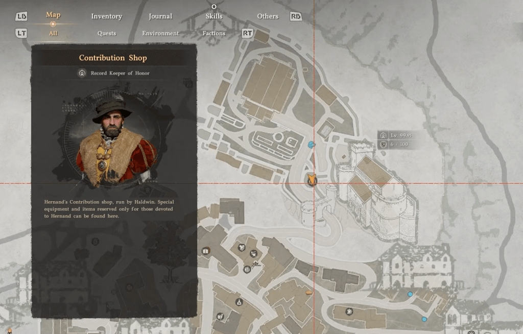 Contribution Points shop in Hernand City