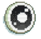 A coin that looks like an eyeball