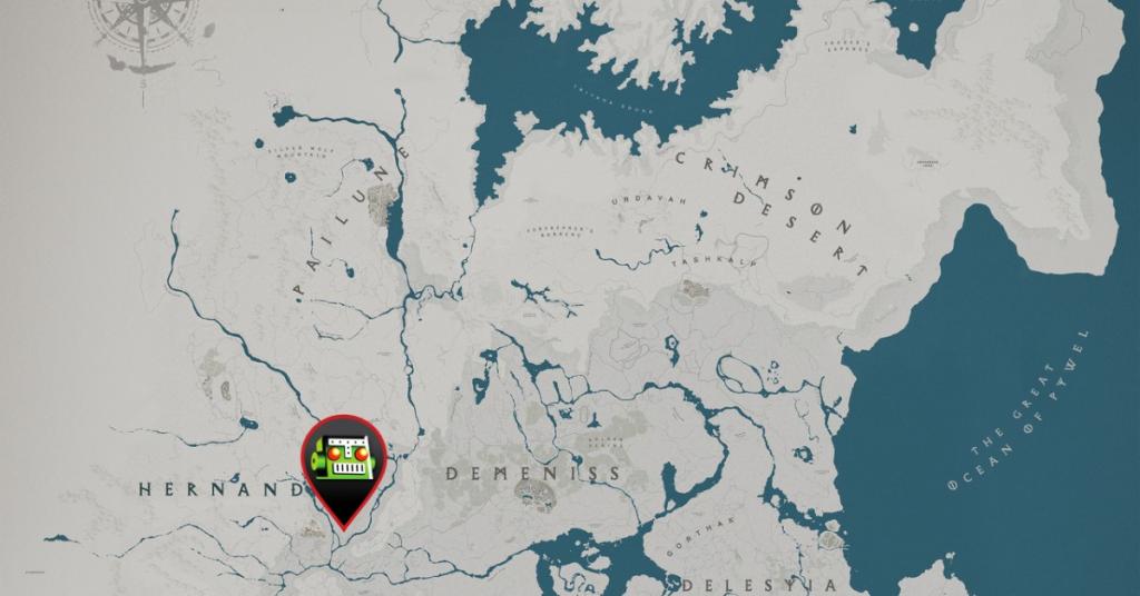 Grimrak location in Crimson Desert