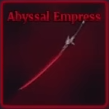 Abyssal Empress Sword from Sailor Piece Roblox experience.