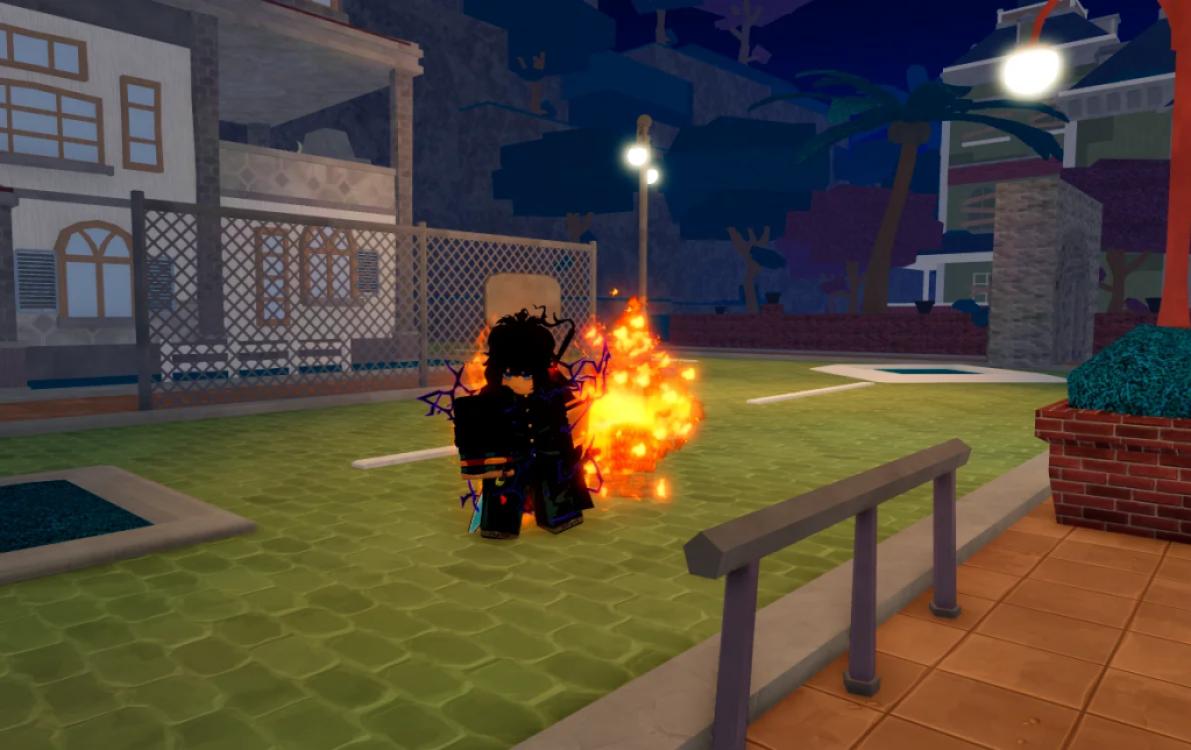 A player summoning their Stand using the TAB key in Bizarre Lineage Roblox experience.