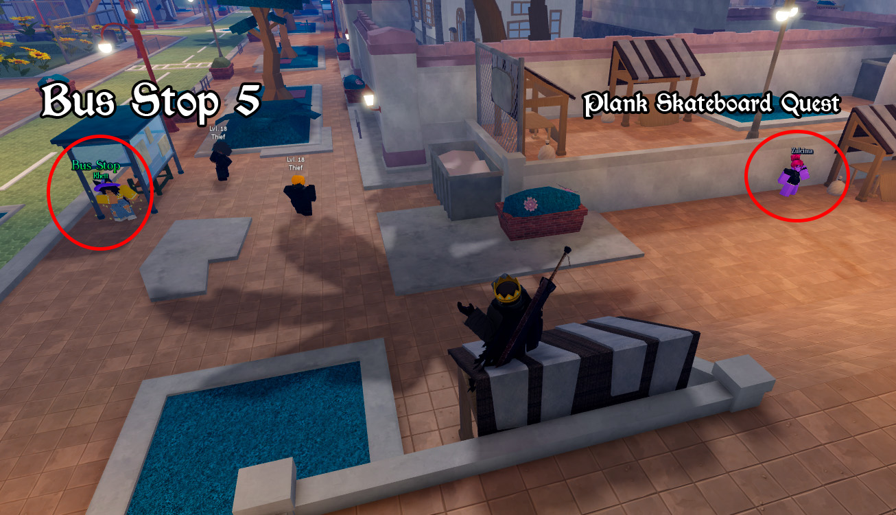 bizzare lineage skateboard quest npc