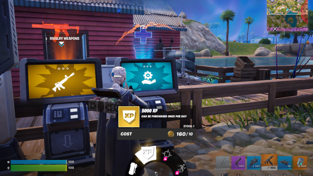 Buying XP in fortnite