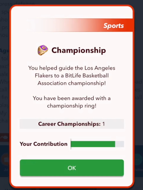 winning championship in bitlife