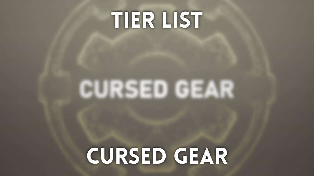 Cover image for Cursed Gear Tier list.