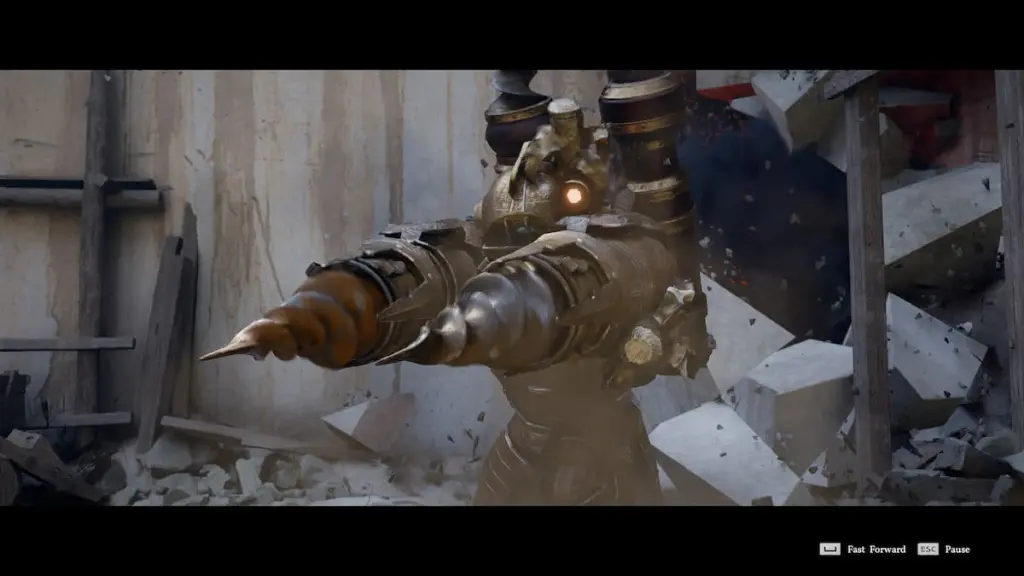 The Excavatron boss in Karin Quarry in Crimson Desert. 