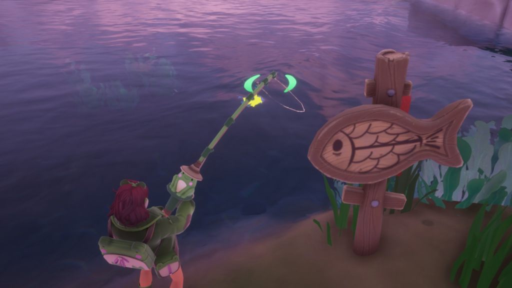 Fishing in a river in palia