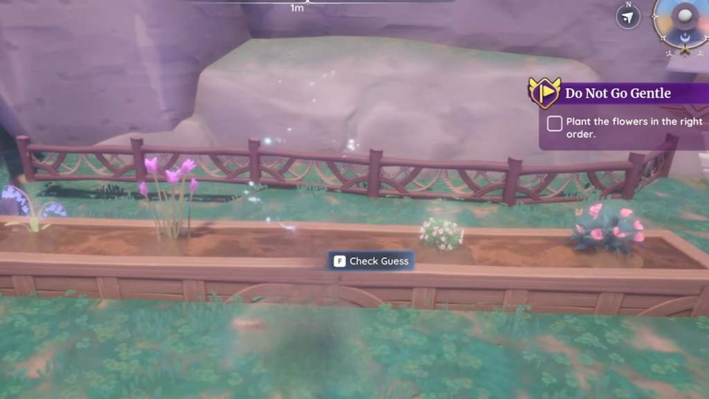 Flowers in right order in palia