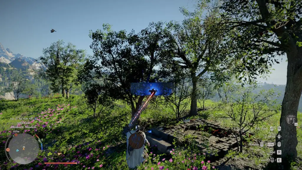 Abyss Nexus platform being handled through Axiom Force in Crimson Desert. 