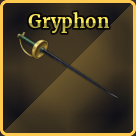 Gryphon sword from Sailor Piece Roblox experience.