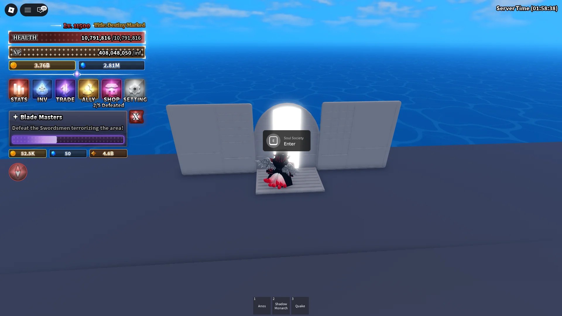 Hogyoku Portal which leads to the Soul Society island in Sailor Piece Roblox experience.
