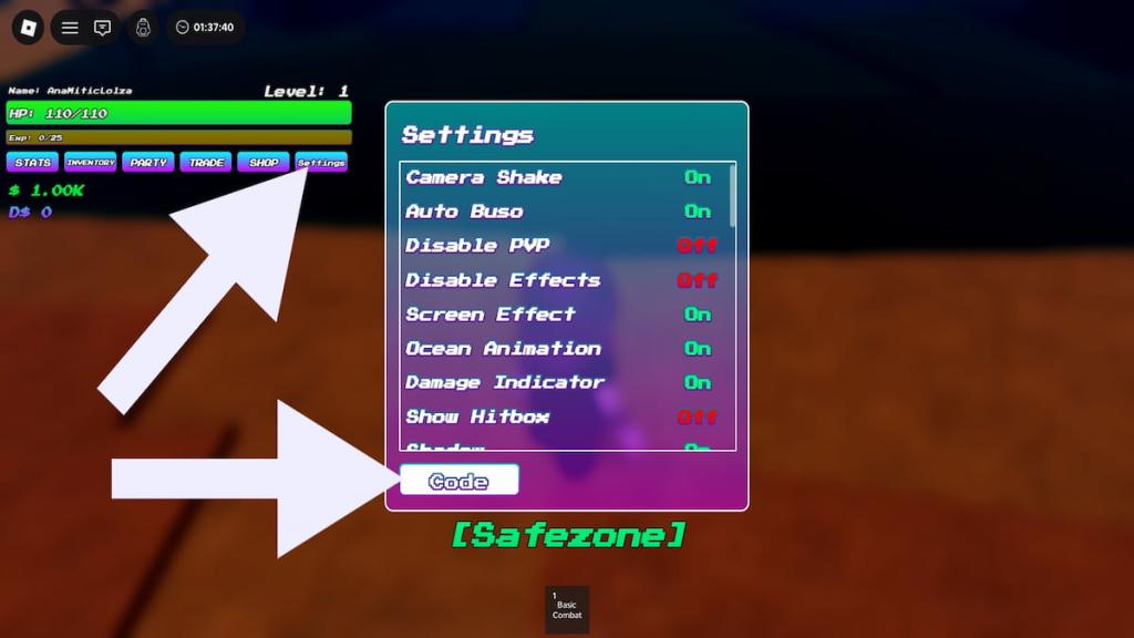 How to redeem Dudung Universe codes. 