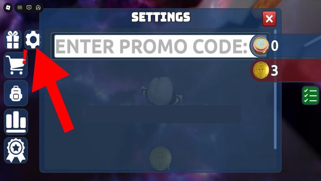 How to redeem codes in The Button Room.
