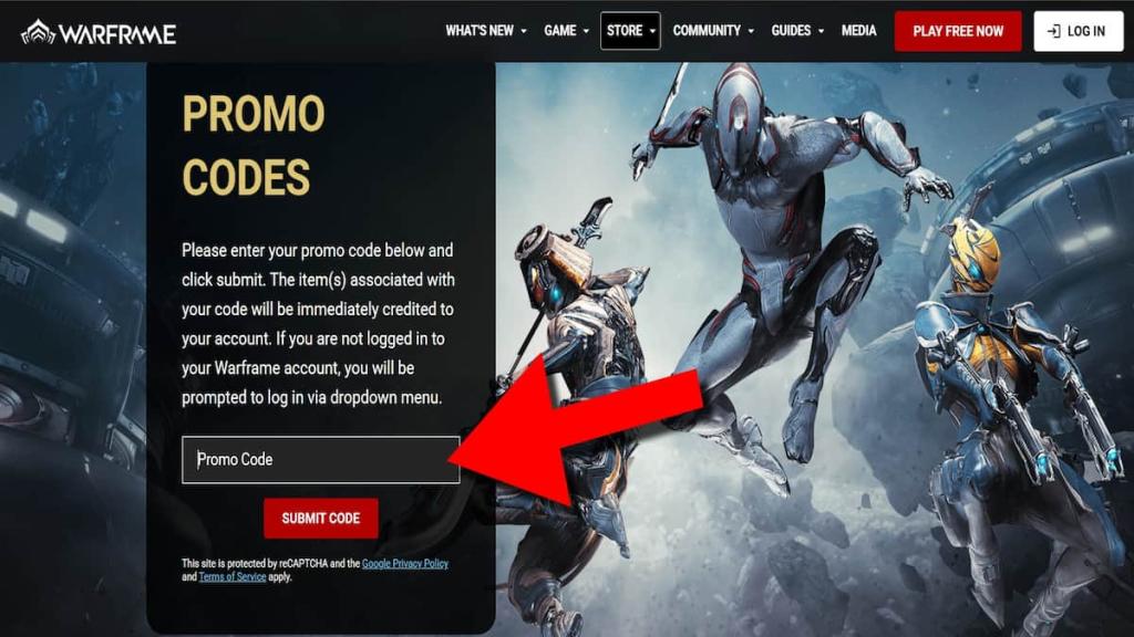 How to redeem Warframe codes.