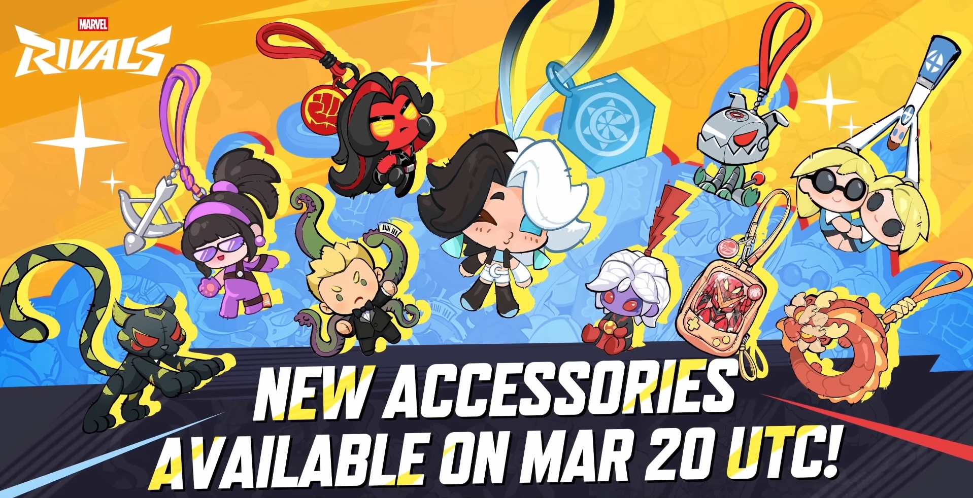 Новые аксессуары для героев Marvel Rivals