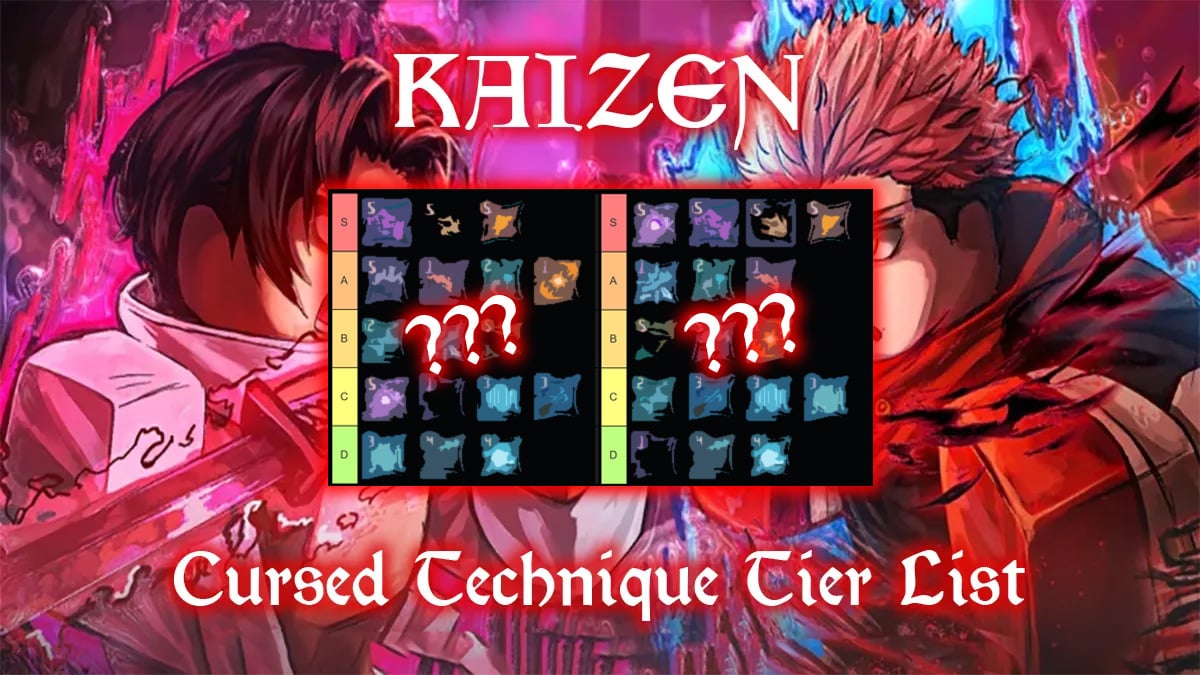kaizen cursed technique tier list for pvp and pve