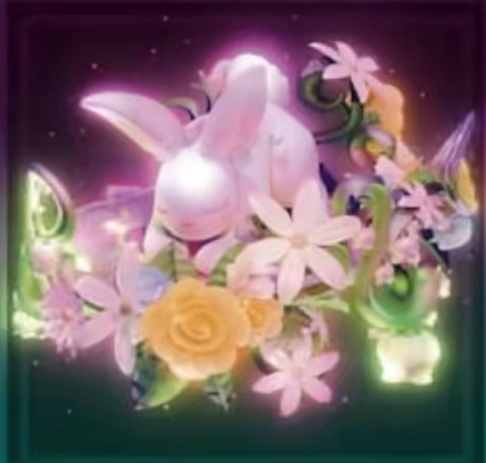 Preview of the Frolicking Fields Halo that can be obtained from the Flowering 2026 event by wishing at the Dream Fountain in Royale High Roblox experience.