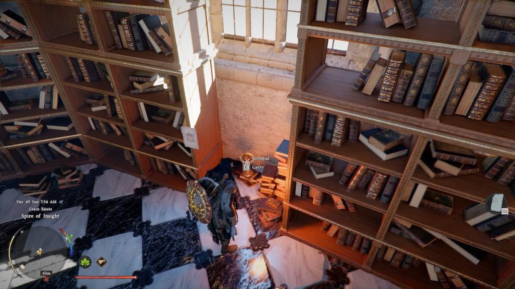 Celestial location in Spire of Insight in Crimson Desert.