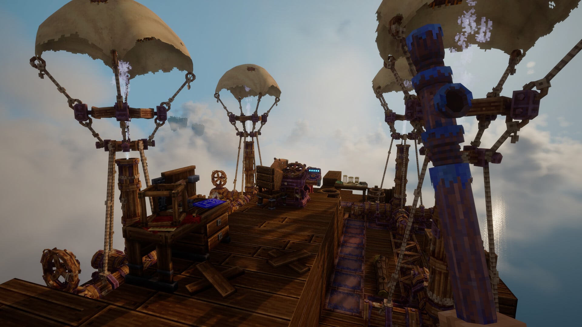 The flying ship in Everwind