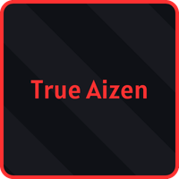 True Aizen sword from Sailor Piece Roblox experience.