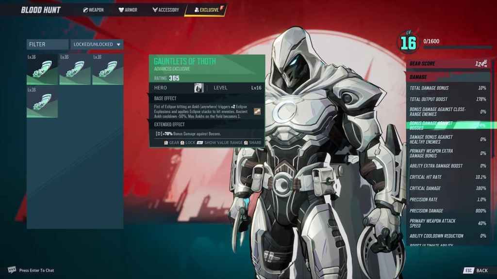 Moon Knight Marvel Rivals Blood Hunt mode