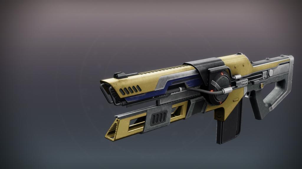 The Action Item trace rifle in Destiny 2.
