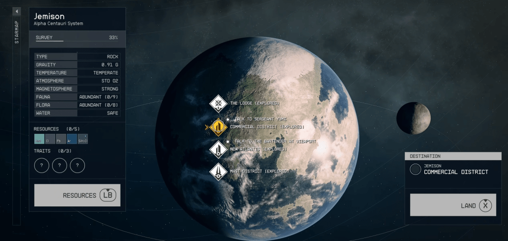 Muria location in Starfield