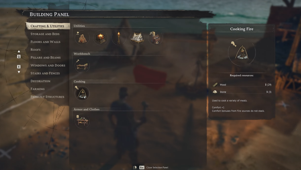 Cooking in Windrose
