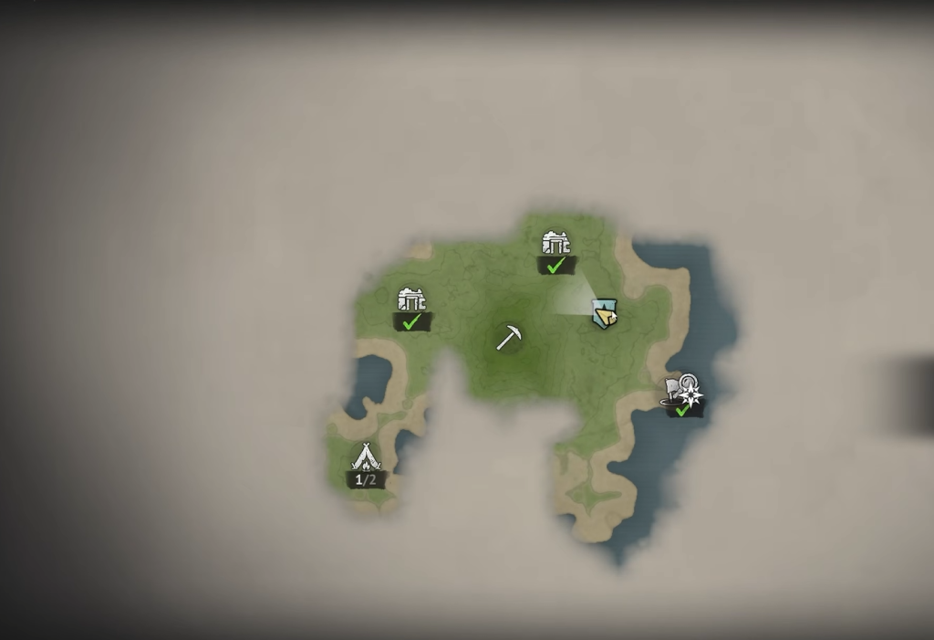 Fifteen Men on a Dead Man's chest location