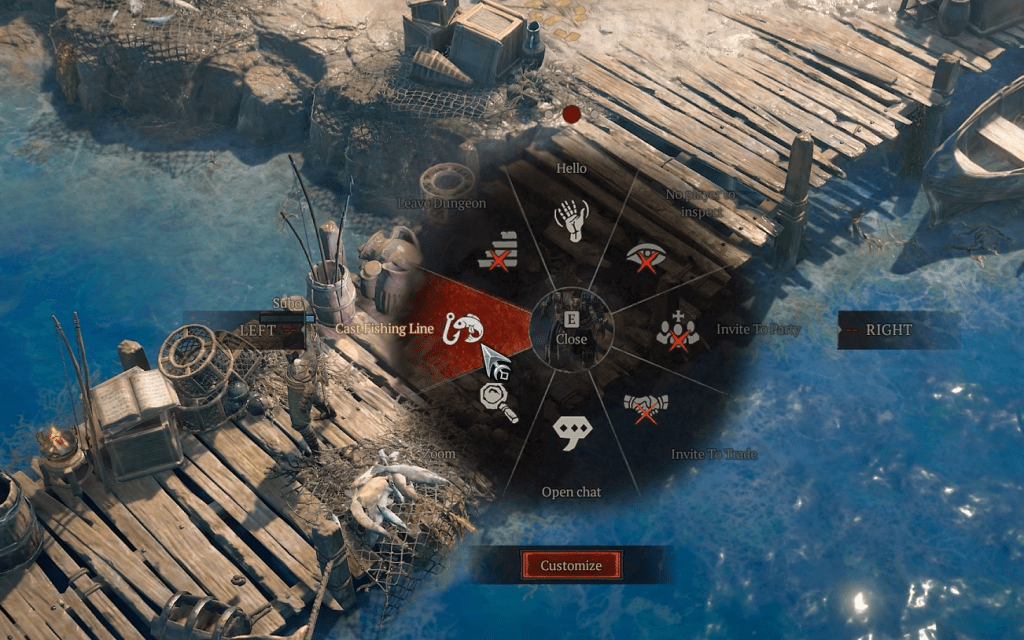 Casting the line in Diablo 4