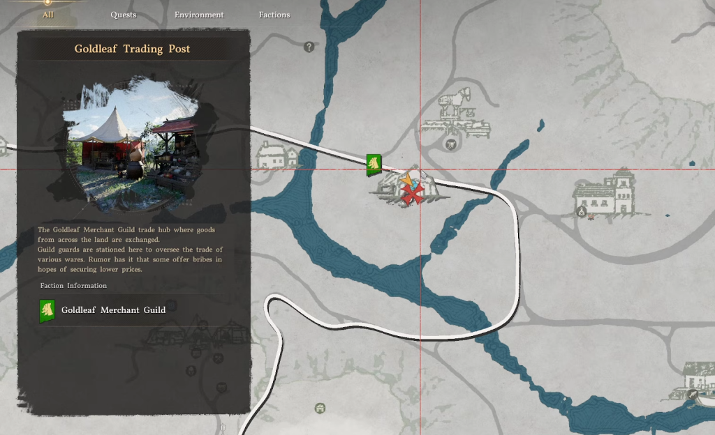 Goldleaf Trading location in Crimson Desert