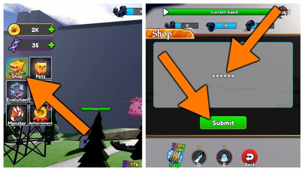 How to redeem Train Kaiju to Destroy codes.