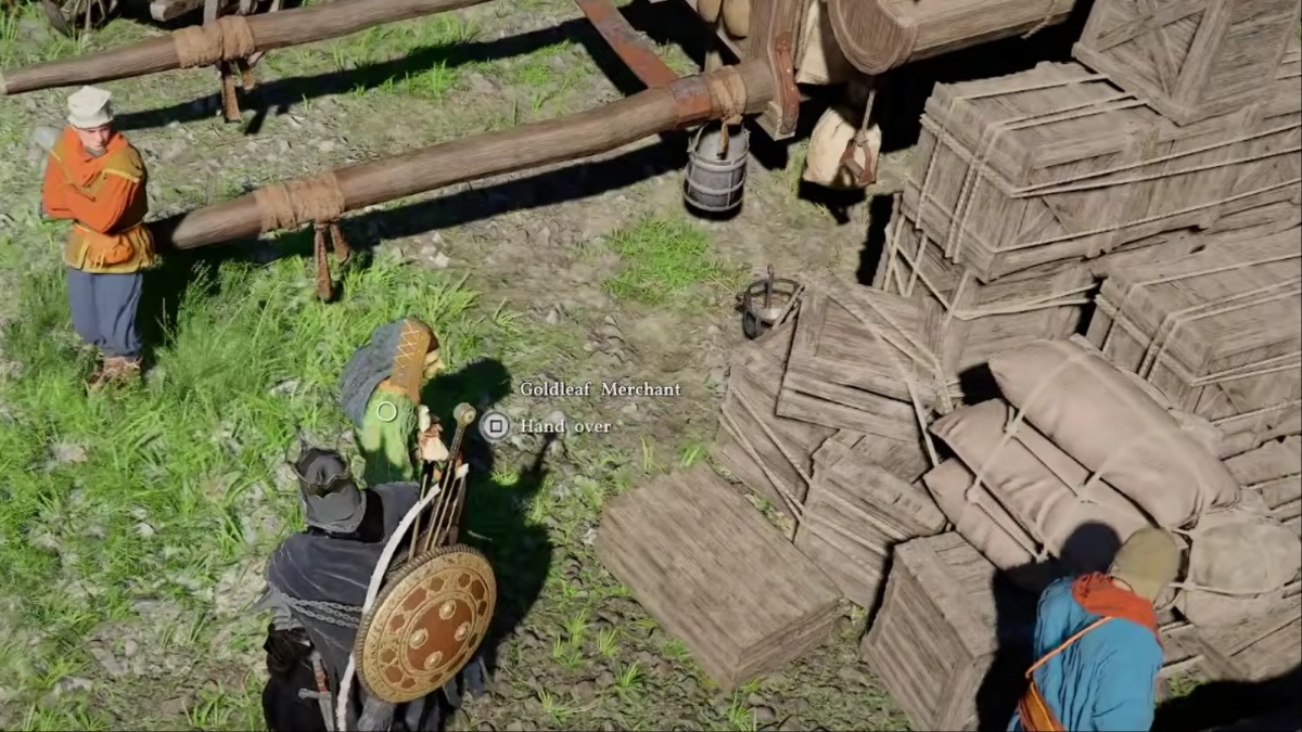 Goldleaf trader in Crimson Desert