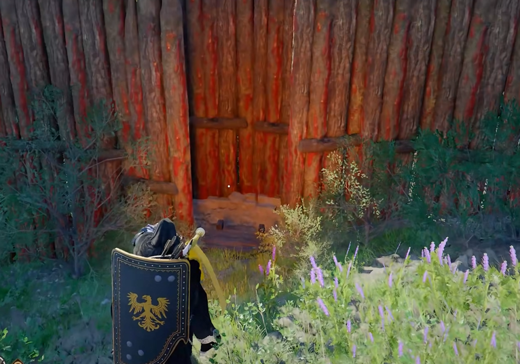Crevice that leads you to the Odeck's Helm