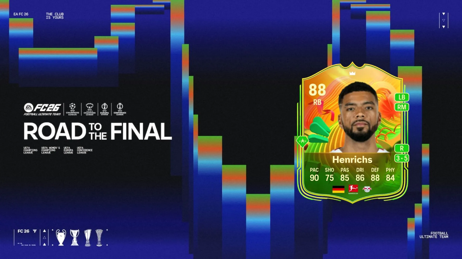 Henrichs World Tour card in FC 26