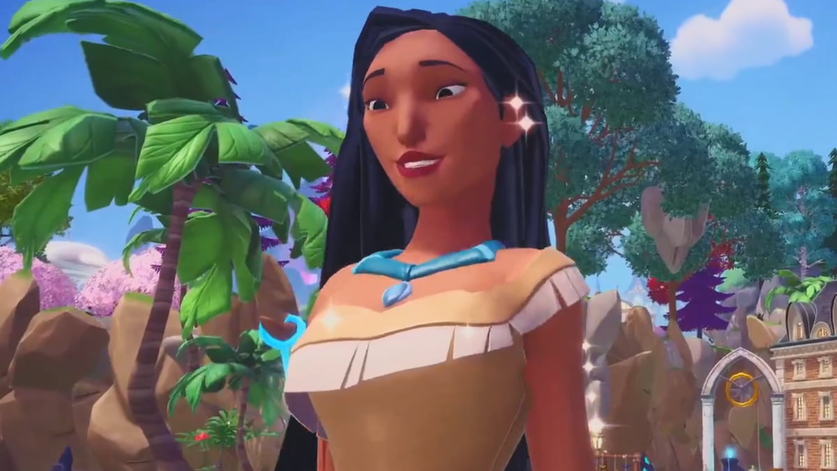 Pocahontas in disney dreamlight valley