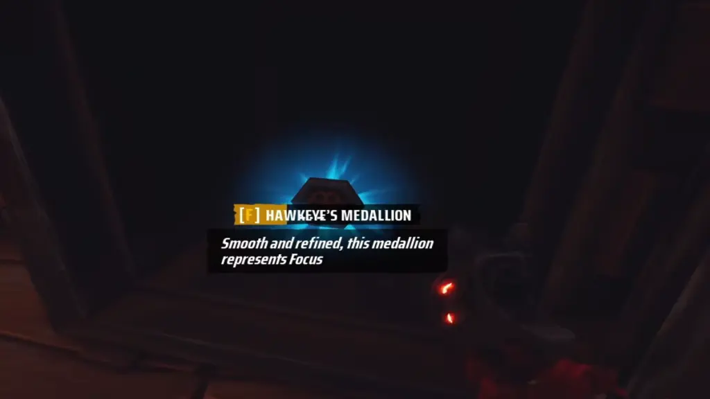 Hawkeye's medallion