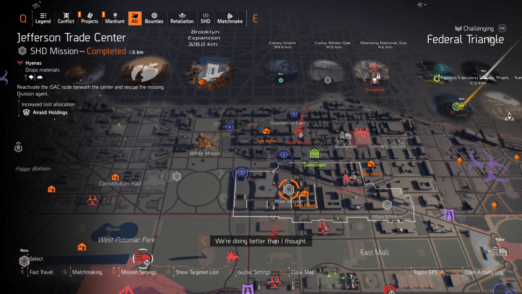 Jefferson Trade Center in The Division 2