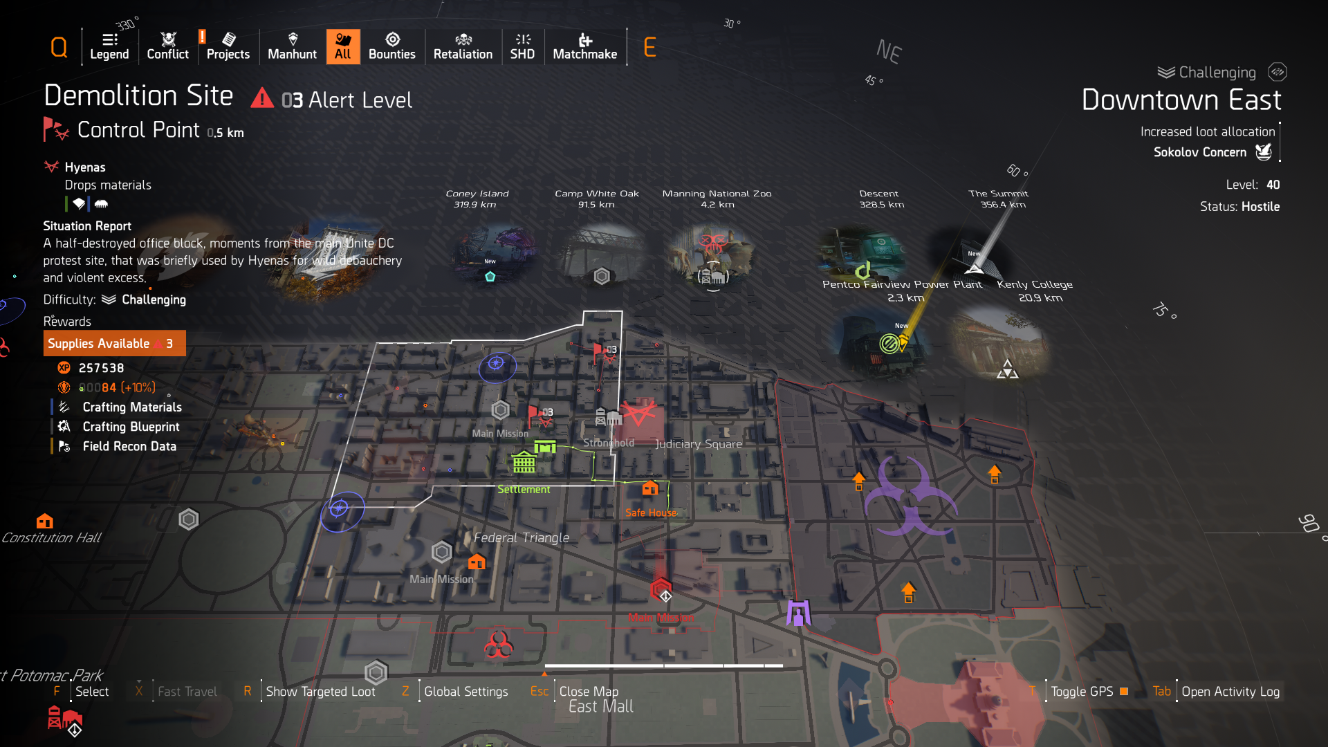 The Division 2 Y8S1: Lösungen für das "Scout 2" Manhunt-Rätsel
