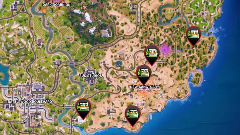 How to find Chaos Cubes in or around New Sanctuary in Fortnite Chapter ...