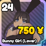 Bunny Girl unit from Re: Rangers X Roblox experience.