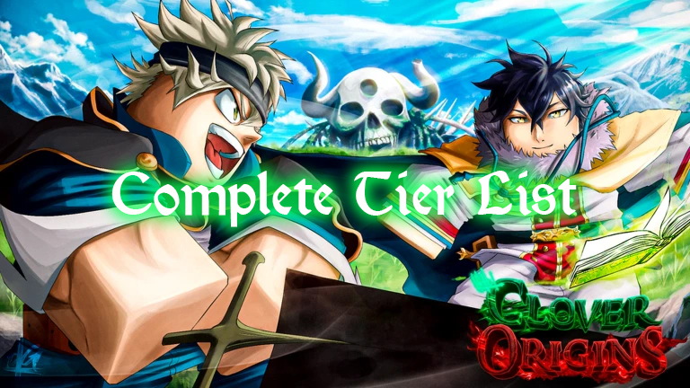clover origins tier list and guides