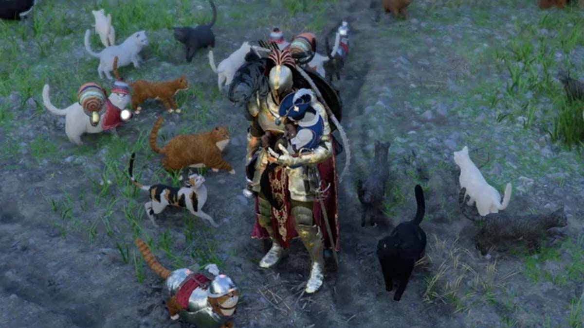 Cats in Crimson Desert