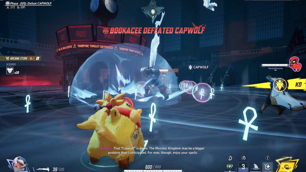 Defeating capwolf in marvel rivals blood hunt