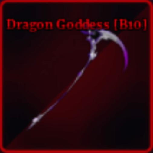 Dragon Goddess Sword from Sailor Piece Roblox experience.