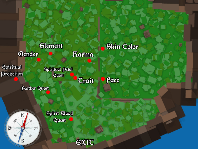 elementalism spirit world map and locations