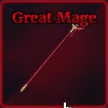 Great Mage Sword from Sailor Piece Roblox experience.