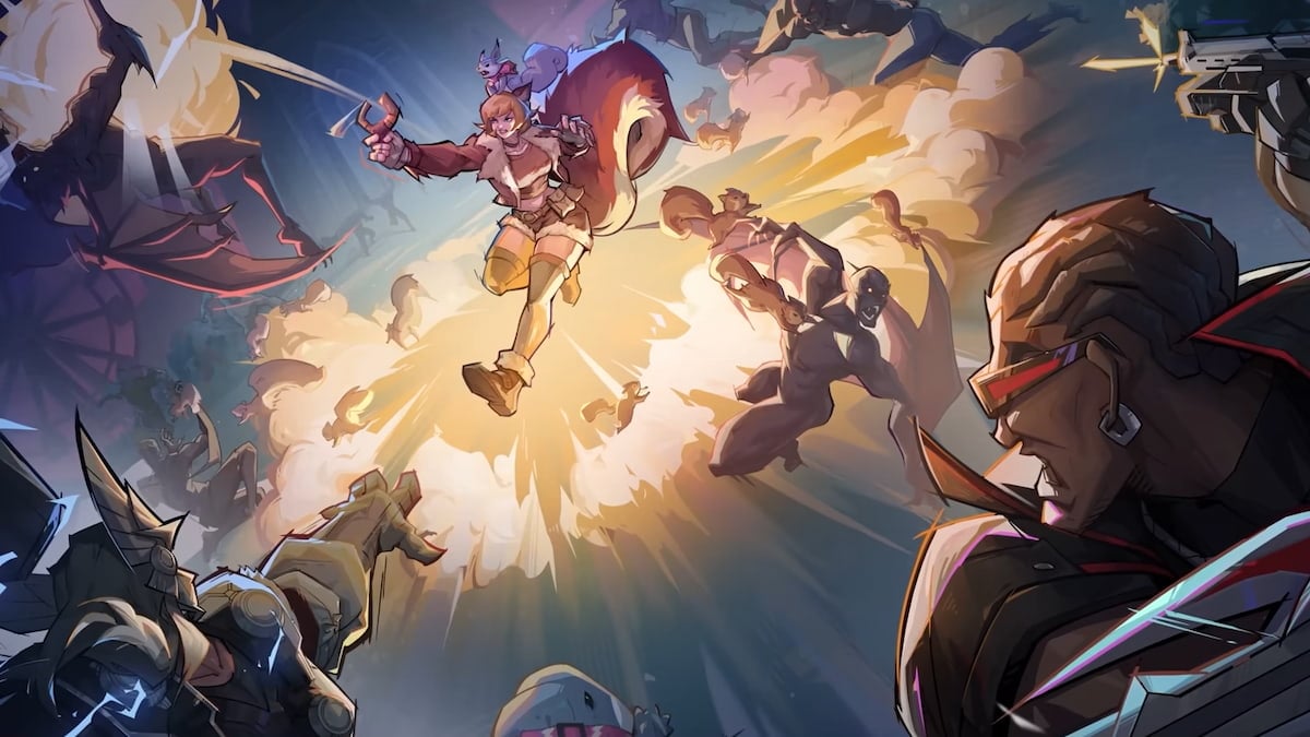 A group of heroes fighting vampires in marvel rivals blood hunt