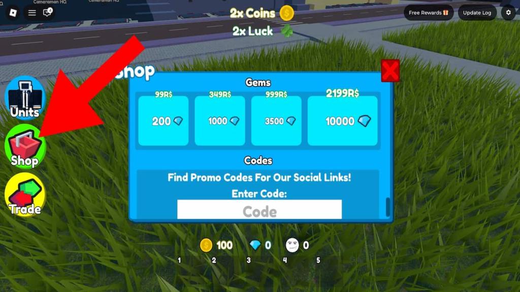 How to redeem codes in Legacy TTD.